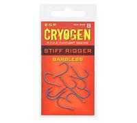 ESP Cryogen Stiff Rigger Barbless Hooks: 8