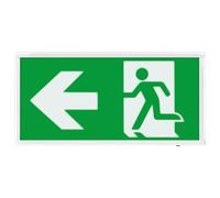 ESP D120LWH Duceri Emergency Surface Exit Box 3W LED IP20 Left Legend Lithium Battery Maintained White