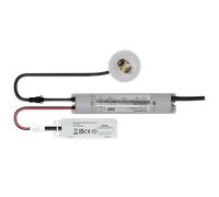 ESP D2401WH Duceri Emergency Downlight 3W LED IP20 Corridor Lens Lithium Battery Non-Maintained White Bezel