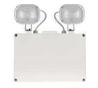 ESP D5102WH Duceri Emergency Self Test Twin Spot 9W LED IP65 Lithium Battery Non-Maintained White