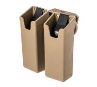 ESP Double Pouch with UBC-01 Clip mount for MP5/UZI/SA VZ.61 magazines - Khaki