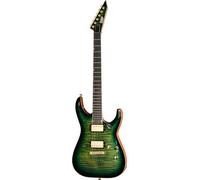 ESP HORIZON II FM Dark Lime Burst