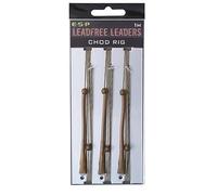 ESP Lead Free Leaders Chod Rig 1m: Brown