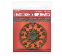 ESP Leadcore Stop Beads Weedy Green