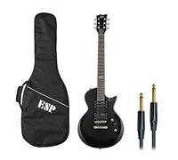 ESP LTD EC-10 Kit Electric Guitar Set with Case Black + keepdrum Jack Cable