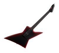 ESP LTD EXL Black Metal II Black Red Burst Satin