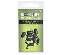 ESP Ronnie Clips And Tungsten Sleeve Weedy Green Qty 8 (Large)