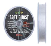 ESP Soft Ghost Fluorocarbon Hooklength 20m For Carp Fishing: 18lb
