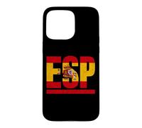 ESP Spain Flag Spanish Heritage Case for iPhone 15 Pro Max