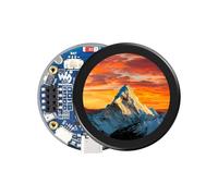 ESP32-C6 1.43inch AMOLED Round Touch Display Development Board, 160MHz RISC-V Processor, 466×466 Pixels 16.7M Color Display, Onboard Dual Digital Microphone Array, 6-Axis IMU, RTC Chip, etc.
