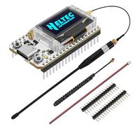 ESP32 LoRa V3 Development Board with 868MHz Antenna - SX1262 LoRa V3 Device and 10dBi Gain 17cm SMA Male Long Range Soft Whip Antenna Set for Meshtastic Ar duino LoRawan IOT