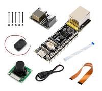 ESP32-P4-ETH Development Board, Based On ESP32-P4, 100 Mbps RJ45 Ethernet Port, Rich Human-Machine Interfaces, Supports AI Speech Interaction, with PoE Module, Camera and Speaker (8 Items)
