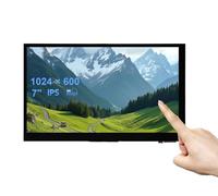 ESP32-P4-WIFI6 7inch Touch Display Dev Board, Based on ESP32-P4 and ESP32-C6 Chip, with 7" IPS 5-point Touch Screen 1024×600, Onboard RS485/CAN/I2C/UART Headers, Supports AI Speech Interaction