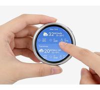 ESP32-S3 1.75inch AMOLED Round Touch Display Development Board, 466 × 466 Resolution, Aluminum Alloy Case, Dual Microphones Array, Supports AI Speech Interaction & DIY Customization (No Bat)