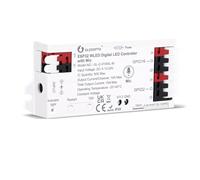 ESP32 WLED LED Strip Controller, LED Controller DC 5~24V, Over 100 Lighting Effects, ESP32 WLED Controllers for WS2811 2812B 2813 2814 2815/GS8208/SM16703P SK6812 /TM1814