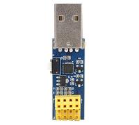 ESP8266-01 WiFi Module Adapter, Semiconductor Material, Serial Port Chip, USB Download Circuit, Convenient for Downloading Programs, No Cable Required, Easy to Operate