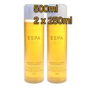 Espa Bergamot & Jasmine Bath & Shower Gel 500ml ( 2 x 250ml)
