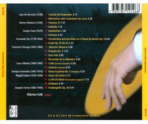 ESPA¤OLETAS: SPANISH GUITAR FAVOURITES FROM FIVE CENTURIES NEW CD