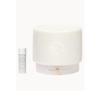ESPA Wellness Aromatherapy Electric Diffuser | Micro-fine Mist Essential Oil Diffuser with Sleep Timer & Dimmable Light | Ceramic & Wood Design | Spa-Like Home Fragrance | Up to 24 hour Run Time