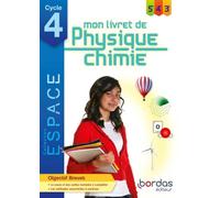 ESPACE Physique Chimie Cycle 4 2020 Livret de connaissances élève: Mon livret de Physique Chimie