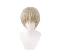ESPADE Anime Jujutsu Kaisen Toge Inumaki Cosplay Gray Short Heat Resistant Synthetic Hair Halloween Carnival Party Costume Wig Cosplay Anime Wig Coser