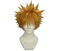 ESPADE Bleach Kurosaki Ichigo Pain Short Cosplay Wigs for Man Boys Heat Resistant Synthetic Hair Anime Costume Wig Cosplay Anime Wig Coser