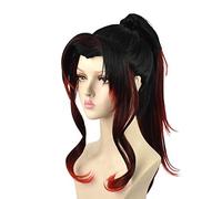 ESPADE Demon Slayer Kimetsu no Yaiba Kokushibou Michikatsu Tsugikuni Yoriichi Wig Cosplay Costume Synthetic Hair Halloween Party Wigs Cosplay Anime Wig Coser