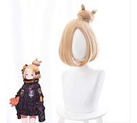 ESPADE FGO 3rd Anniversary Abigail Regular Dress Series Yellow Short Hair Bag Small Cosplay Wig Cosplay Anime Wig Coser