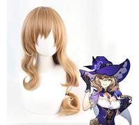 ESPADE Game Genshin Impact Venti Kaeya Noelle Kong Ying Cosplay Wigs A Cosplay Anime Wig Coser (Color : H)