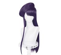 ESPADE Komi Cant Communicate Komi Shoko Cosplay Wig Anime Komi-san Wa Comyushou Desu Cosplay Dark Purple Long Women Wig Cosplay Anime Wig Coser