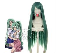 ESPADE Umineko When They Cry Sonosaki/Dark Green Mixed Linen cosplay Anime Wig Cosplay Anime Wig Coser