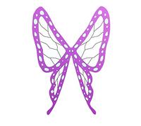 ESPADE Wig Anime Cosplay Wig for Kimetsu no Yaiba Kochou Shinobu Cosplay Wig Heat Resistant Synthetic Hair Wig + Wig Cap + Butterfly Hairpin Wig Only (Color : ButterflyHairpin)
