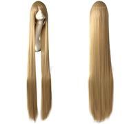 ESPADE Wig for Halloween Fashion Christmas Party Dress Up Wig Cosplay Wig Ancient Costume Universal 120 150Cm Long Straight Hair Anime Color Hair Cos Wig Color:122-2 (150Cm) Cosplay Anime Wig Coser