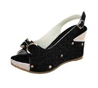 Espadrille Wedge Sandals for Women Wedge Heel Wedges Open Toe Espadrille Sandals Soft Comfortable Breathable Shoes Clogs Footwear Non Slip Mothers Day