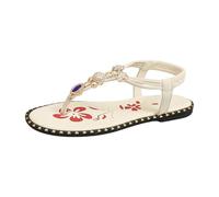 Espadrilles Femme Confortables éLéGantes Chic BohèMe Sandales IdéAles Pour Vacances Avec Perles Tendance LéGèRes Ciabatte Donna DéContractéEs Pour Voyage