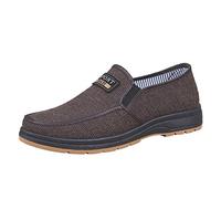 Espadrilles Men's Mesh Slippers, Moccasins, Classic Flat Espadrilles Canvas, Loafers, Non-Slip Casual Shoes, Soles, Lightweight, Breathable, Casual Shoes, Penny Shoes, Slip-On Shoes, 5 A, 7 UK