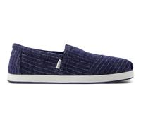 TOMS Men's Alp FWD Espadrille, Navy Cozy Stripe, 11