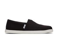 TOMS Men's ALP FWD Loafer Flat, Black Recycled Cotton Canvas, 7 UK