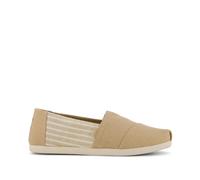 TOMS Men's Alpargata Classic Espadrille Loafer Flat, Oatmeal Nautical Stripe, 7.5 UK
