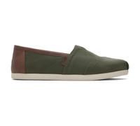 Toms Alpargata Classic Cotton Blend Men's Dark Sage Espadrilles UK 9