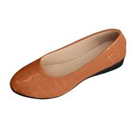Espadrilles Women Leisure Women's Soft Sole Non Slip Breathable Slip On Lazy Shoes Orange