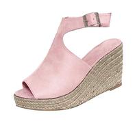 Espadrilles Womens Wedges Wide Fit Arch Support Sandals For Women Lightweight Comfy Sliders Platform Stylish Sliders Breathable Summer Sandals Vacation Glamorous Sandals Adjustable Soft Shoe