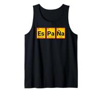 España Spain Periodic Table Chemistry Elements 99 91 11 Tank Top