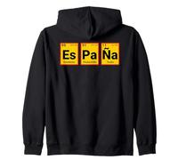 España Spain Periodic Table Chemistry Elements 99 91 11 Zip Hoodie