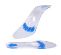 Espcheap Silicone Insoles Plantar Fasciitis Shoe Inserts for Foot Massage Soft gel Arch support Orthopedic foot care Metatarsal Insoles (XL(43-44))