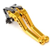 ESPEEDMTC for Honda Africa Twin CRF1000L/ CRF1100L Modified CNC Aluminum Alloy 6-Stage Adjustable Short Brake Clutch Lever Accessories (Gold)