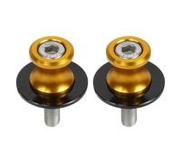 ESPEEDMTC For Kawasaki Ninja 400 650 1000SX 2pcs Swingarm Spools Slider CNC Aluminum Alloy Swing Arm Spools Stand Screws (Gold)