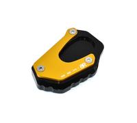 ESPEEDMTC For Suzuki GSX-8R 2024 Modified Side Stand Enlarger Plate Kickstand Enlarger CNC Aluminum Alloy Enlarge Extension Plate (Gold)