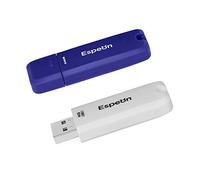 Espeon 2-Pack 64GB USB 3.1 Flash Drive, Classic colours - White, Blue