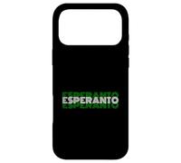 Esperanto - 70s Retro-Style Language Text Design Case for iPhone 17 Pro Max